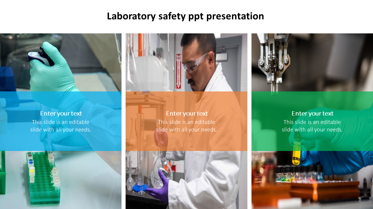 Laboratory Safety PPT Presentation Templates & Google Slides